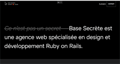 Desktop Screenshot of basesecrete.com